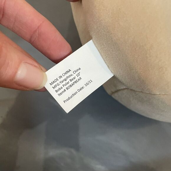 Avocatt Boba Tea Polar Bear 10 inch Plushie Stuffed Animal Squishy Kawaii - Picture 10 of 11